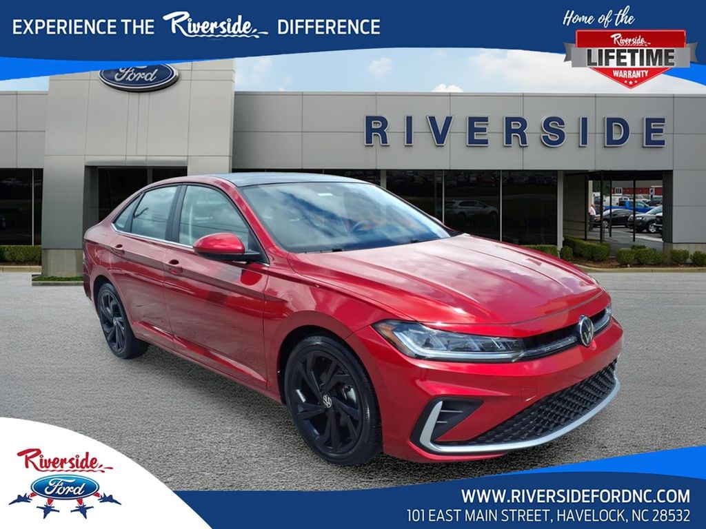 Red 2025 Volkswagen Jetta Sedan Front-Wheel Drive 8-Speed Automatic
