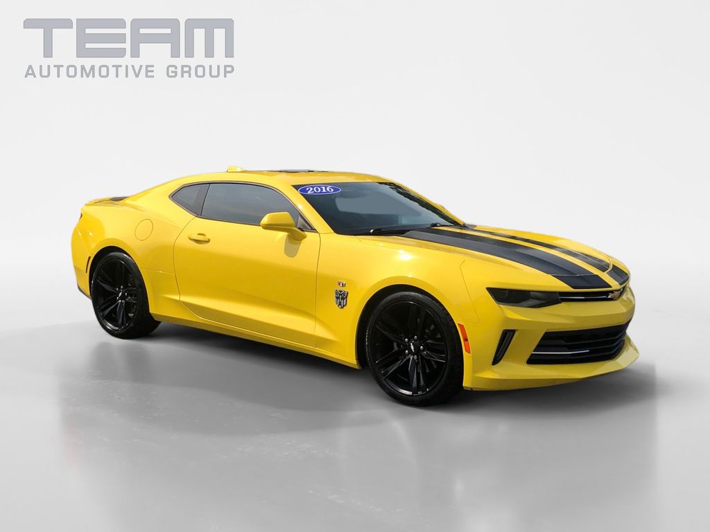 Bright Yellow 2016 Chevrolet Camaro 2LT Coupe RWD Coupe Rear-Wheel Drive Automatic