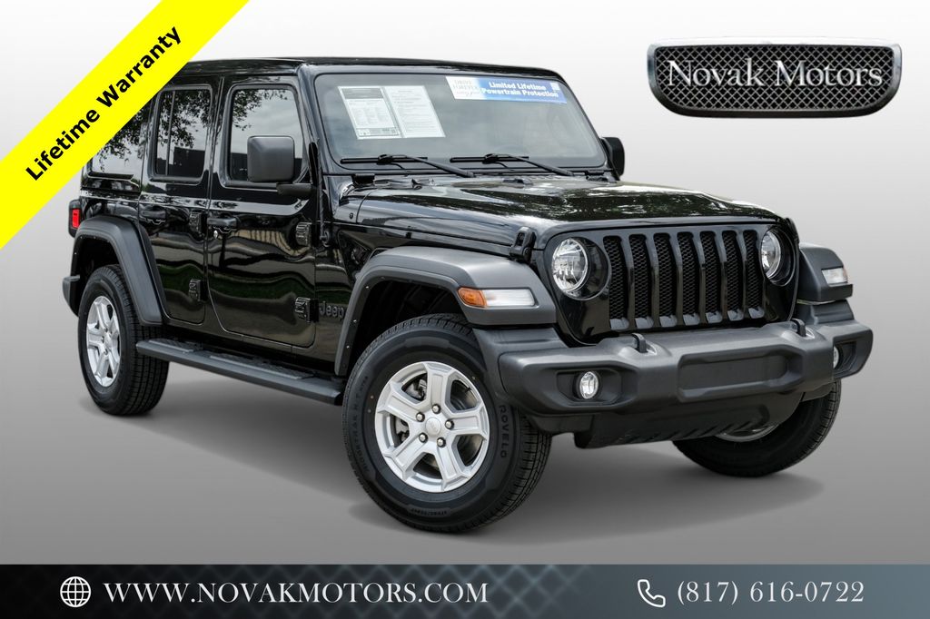 used 2022 Jeep Wrangler car, priced at $28,300