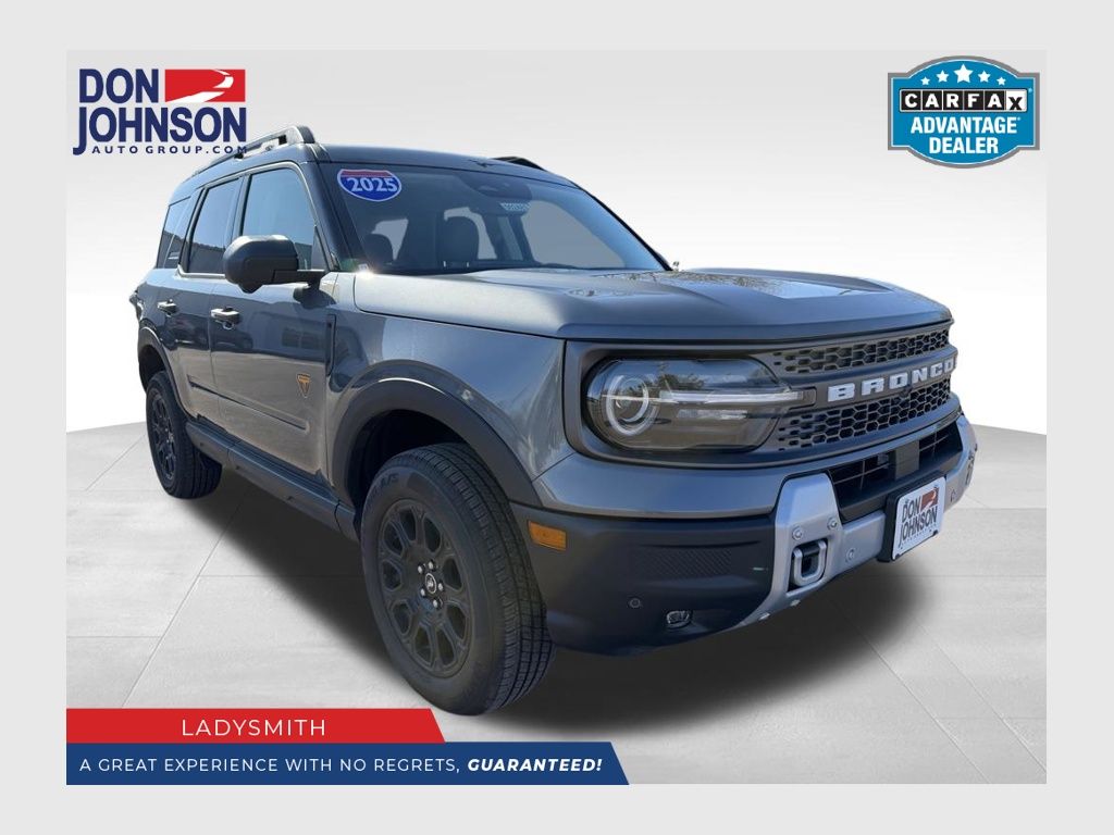 Gray Metallic 2025 Ford Bronco Sport SUV / Crossover All-Wheel Drive 8-Speed Automatic