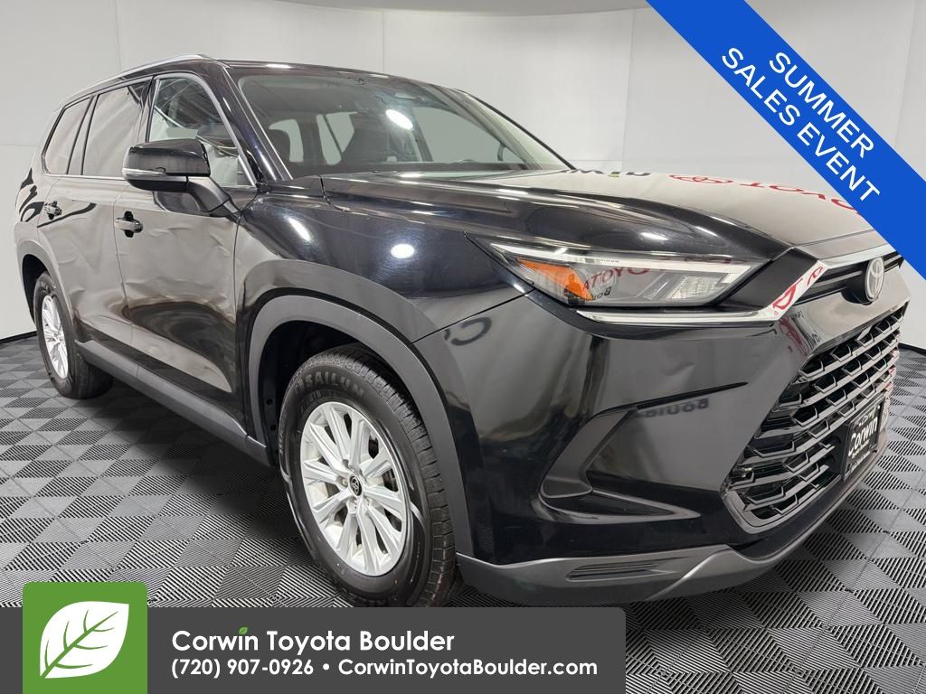Midnight Black Metallic 2025 Toyota Grand Highlander SUV / Crossover All-Wheel Drive 8-Speed Automatic