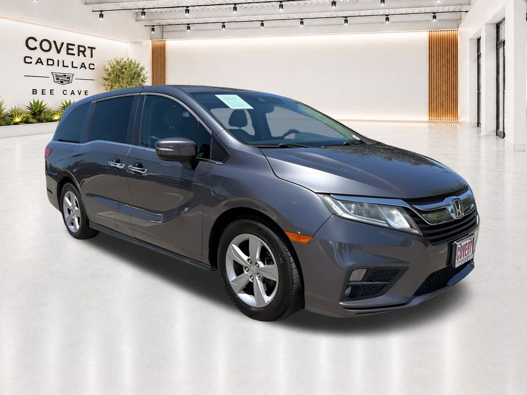 Gray (Modern Steel Metallic) 2018 Honda Odyssey Minivan Front-Wheel Drive 9-Speed Automatic