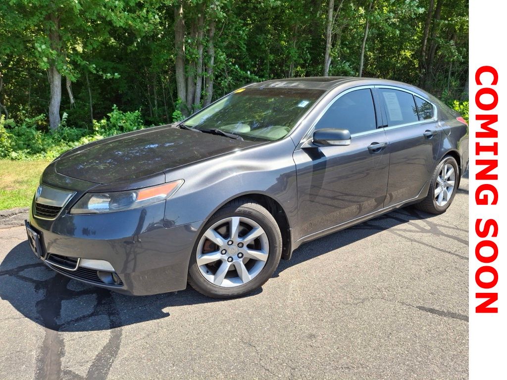 Gray 2012 Acura TL Sedan Front-Wheel Drive 6-Speed Automatic