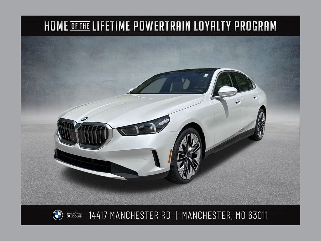 Mineral White Metallic 2026 BMW 5 Series Sedan All-Wheel Drive 8-Speed Automatic