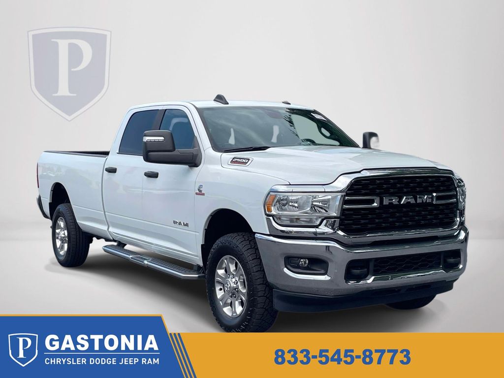 Bright White Clearcoat 2023 RAM 2500 Pickup Truck Four-Wheel Drive 6-Speed Automatic