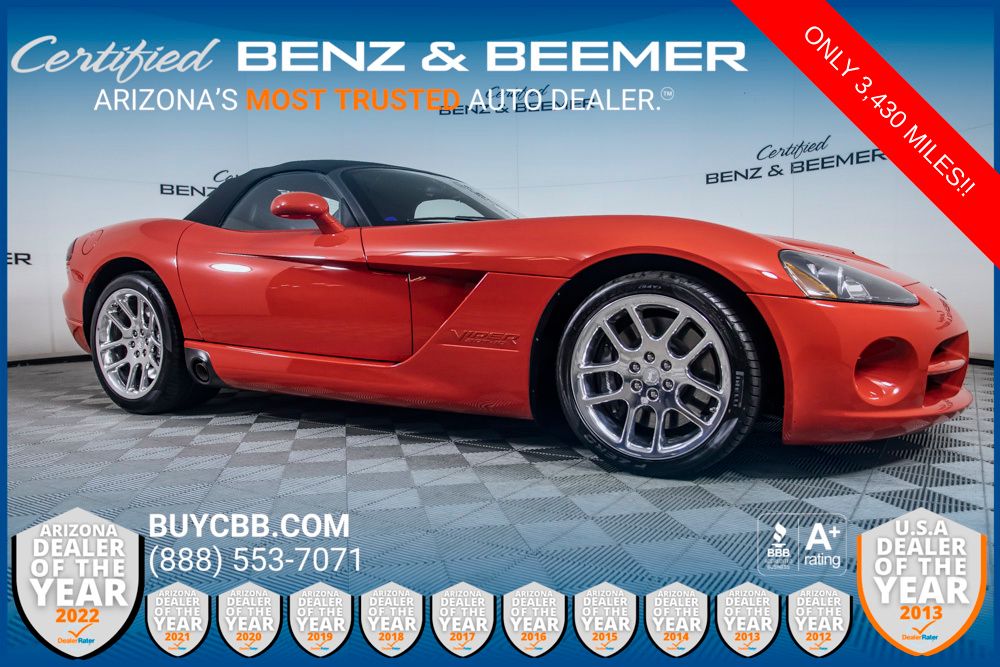 2003 Dodge Viper SRT10 Roadster RWD