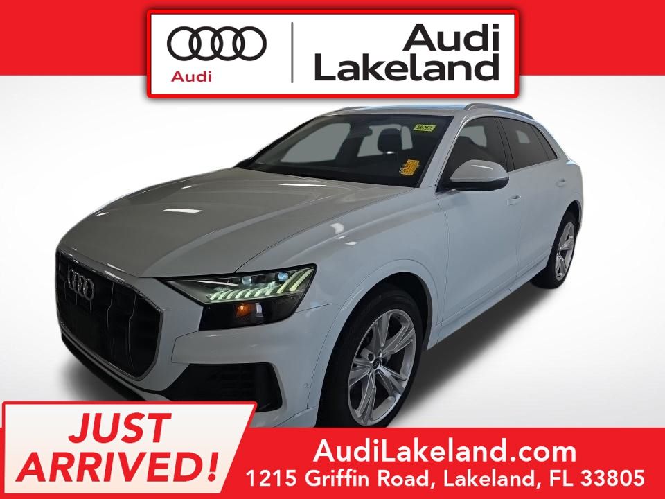 Glacier White 2023 Audi Q8 quattro Premium 55 TFSI SUV / Crossover All-Wheel Drive 8-Speed Automatic