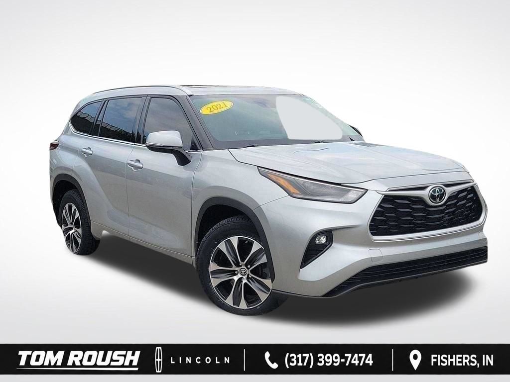 Celestial Silver Metallic 2021 Toyota Highlander SUV / Crossover All-Wheel Drive 8-Speed Automatic