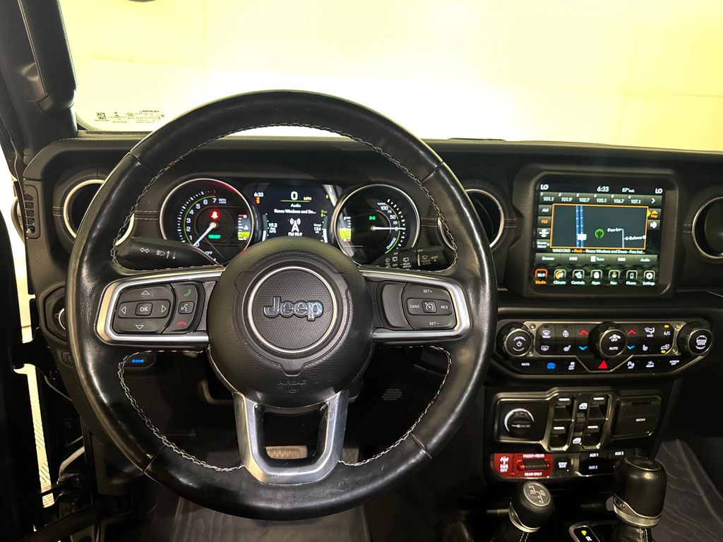Certified Used 2021 Black Jeep Unlimited Rubicon 4xe image 8