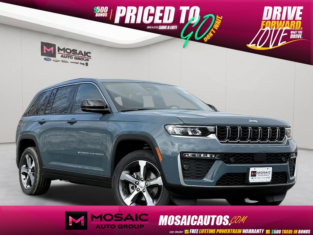 Gray (Steel Blue) 2026 Jeep Grand Cherokee SUV / Crossover Four-Wheel Drive 8-Speed Automatic
