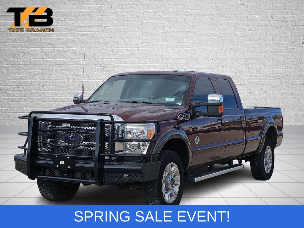 Caribou Metallic 2015 Ford F-350 Super Duty Lariat Crew Cab 4WD Pickup Truck Four-Wheel Drive 6-Speed Automatic