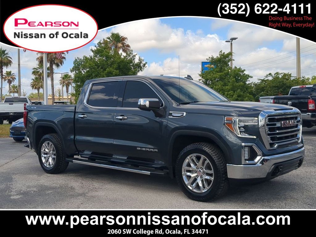 Sky 2021 GMC Sierra 1500 SLT Crew Cab 4WD Pickup Truck Four-Wheel Drive 8-Speed Automatic