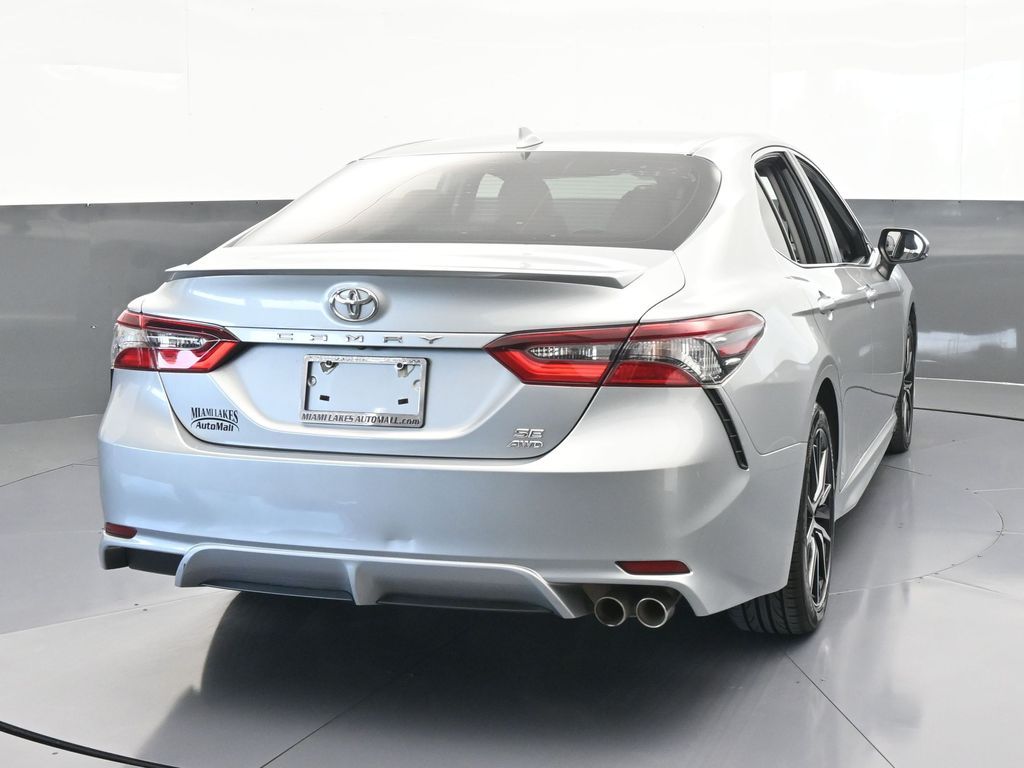Used 2021 Celestial Silver Metallic Toyota SE image 5