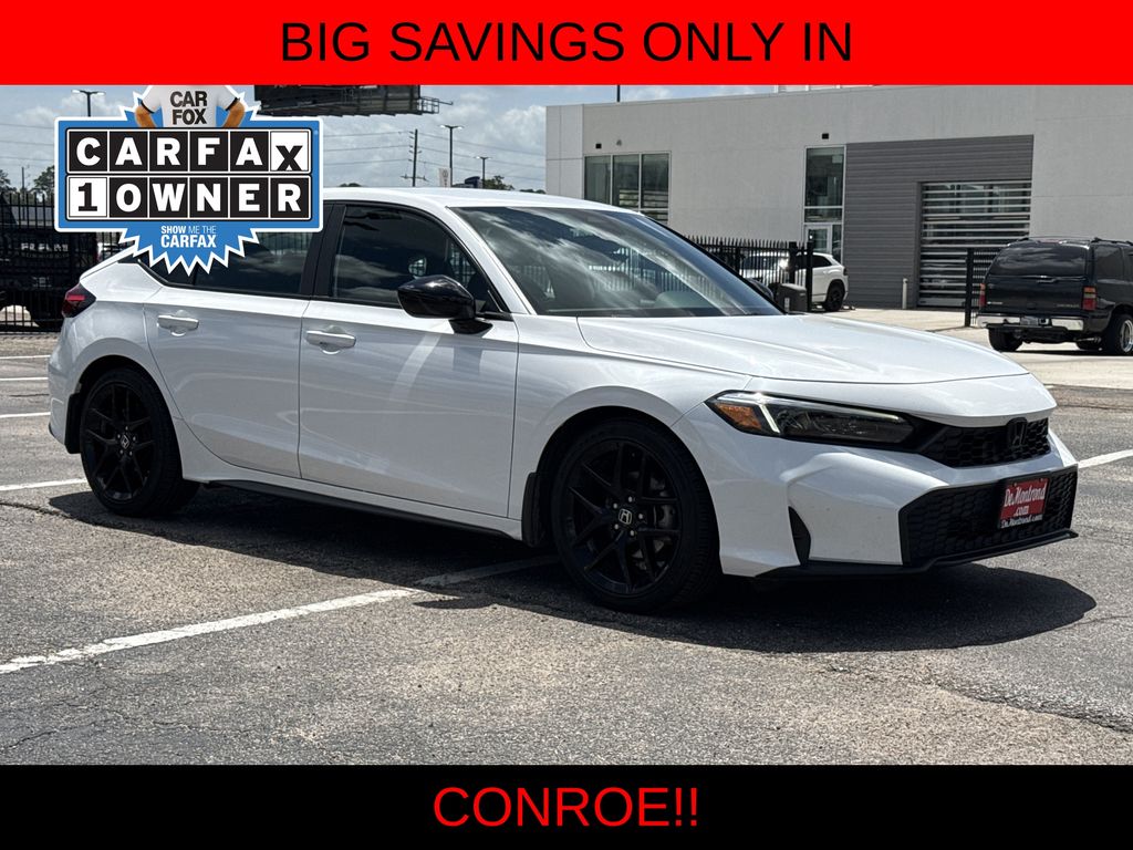 2025 Honda Civic Sport White at Community Toyota