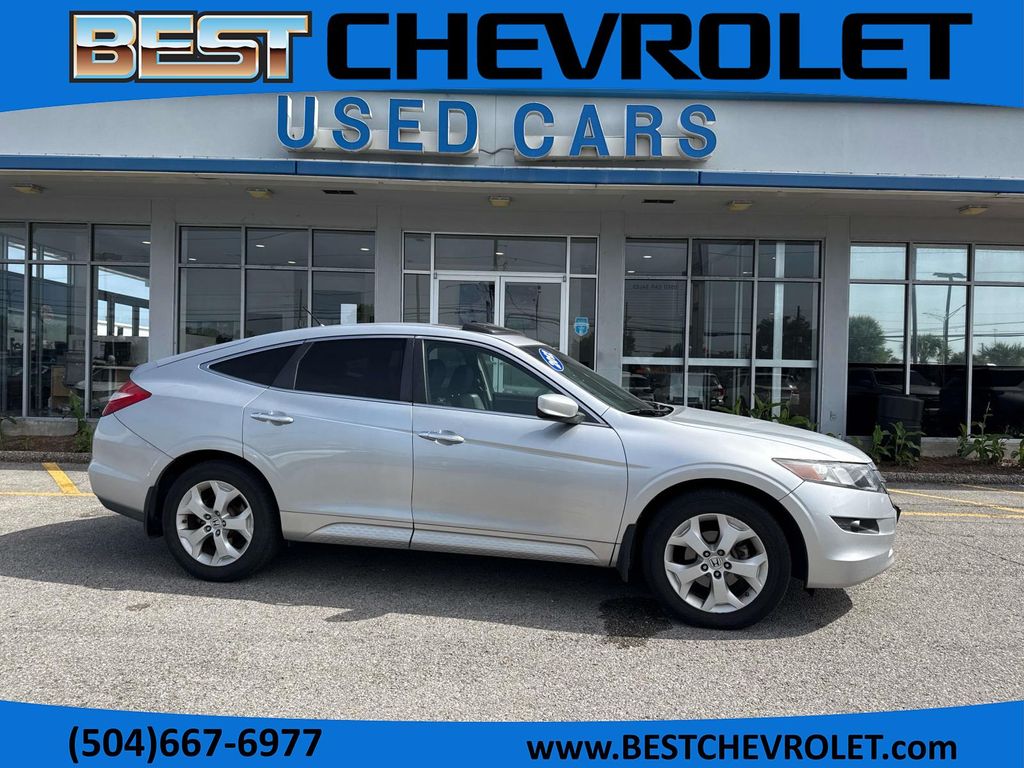 Silver 2012 Honda Crosstour SUV / Crossover Front-Wheel Drive 5-Speed Automatic