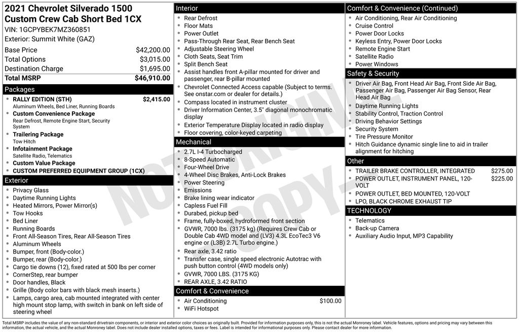 2021 Chevrolet Silverado 1500 Custom White at Auto Express Mitsubishi