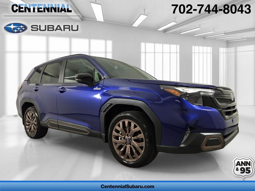 Blue 2026 Subaru Forester Hybrid SUV / Crossover All-Wheel Drive Continuously Variable Transmission