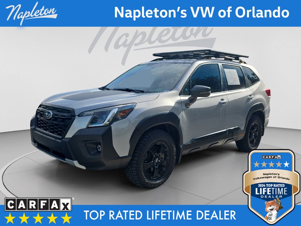 Ice Silver Metallic 2022 Subaru Forester SUV / Crossover All-Wheel Drive Continuously Variable Transmission