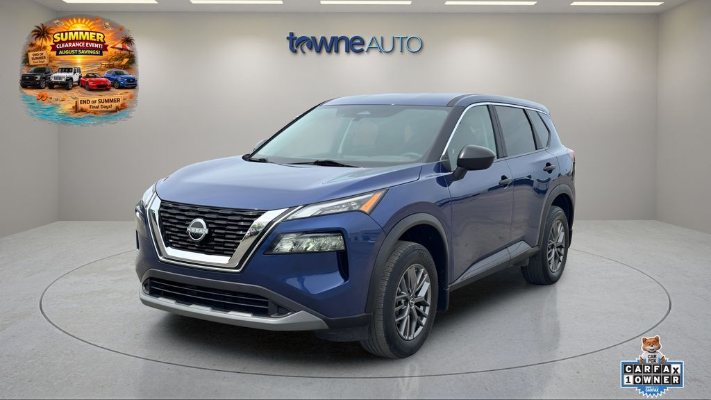 Caspian Blue Metallic 2023 Nissan Rogue SUV / Crossover All-Wheel Drive Continuously Variable Transmission
