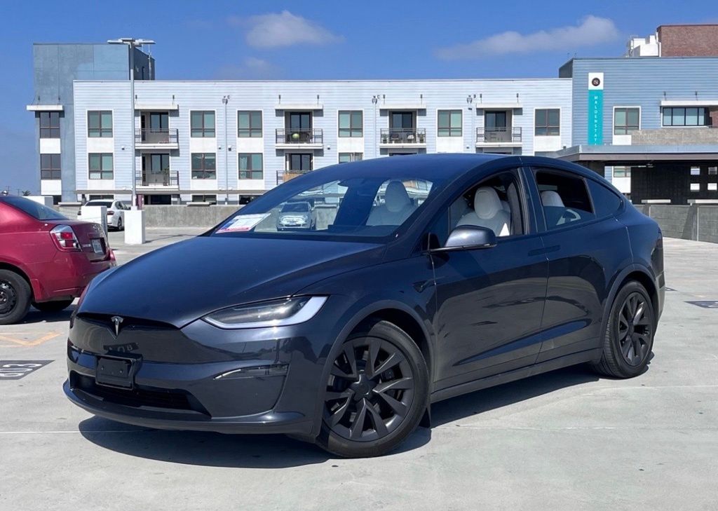 Gray 2024 Tesla Model X AWD SUV / Crossover All-Wheel Drive 1-Speed Automatic