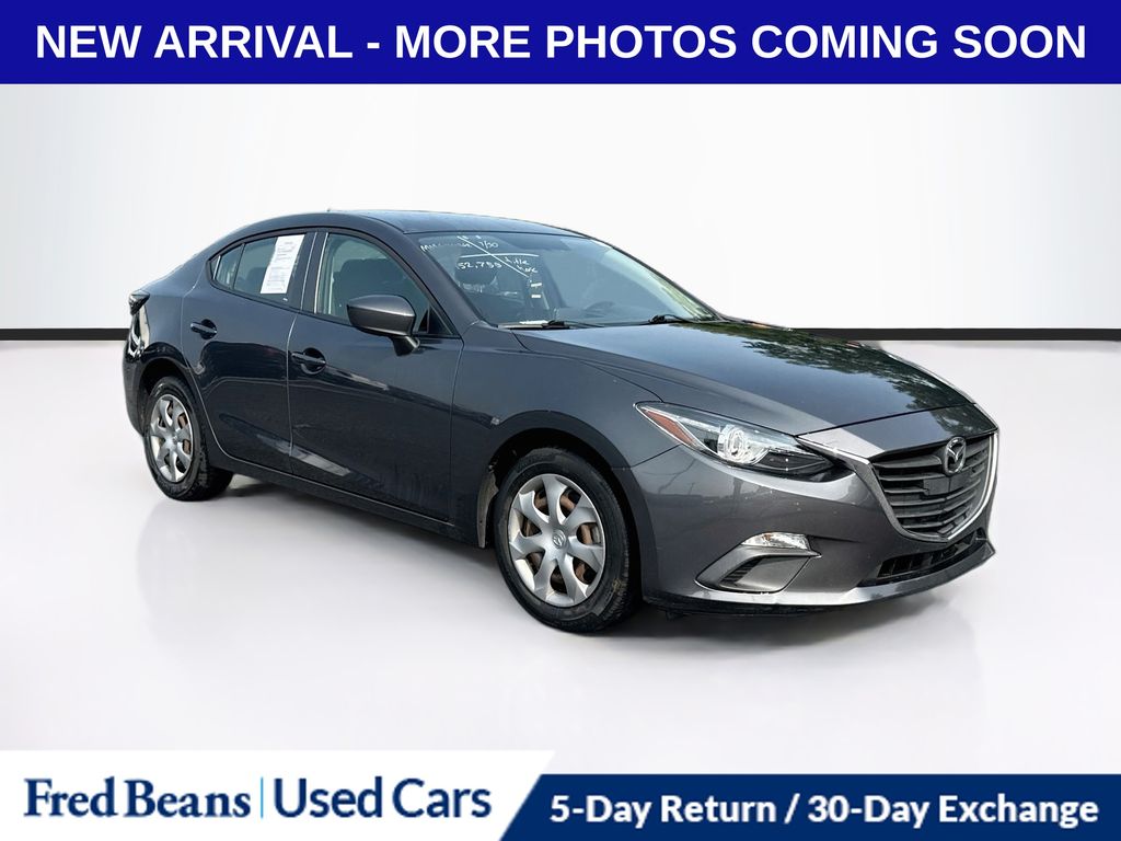 Meteor Gray Mica 2015 Mazda MAZDA3 Sedan Front-Wheel Drive 6-Speed Automatic