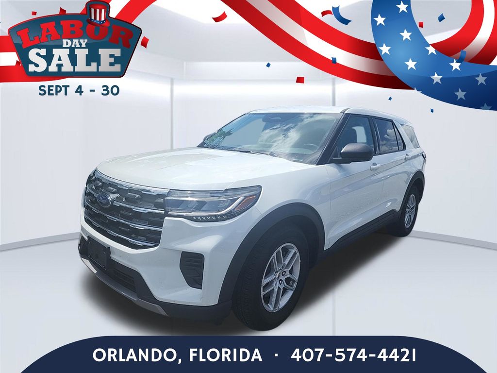 2026 White Metallic Ford Explorer Active RWD SUV