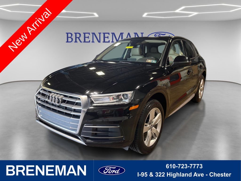 Black Metallic 2018 Audi Q5 2.0 TFSI quattro Premium SUV / Crossover All-Wheel Drive 7-Speed Automatic
