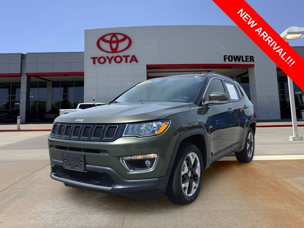 Olive Green Pearlcoat 2018 Jeep Compass SUV / Crossover Four-Wheel Drive 9-Speed Automatic