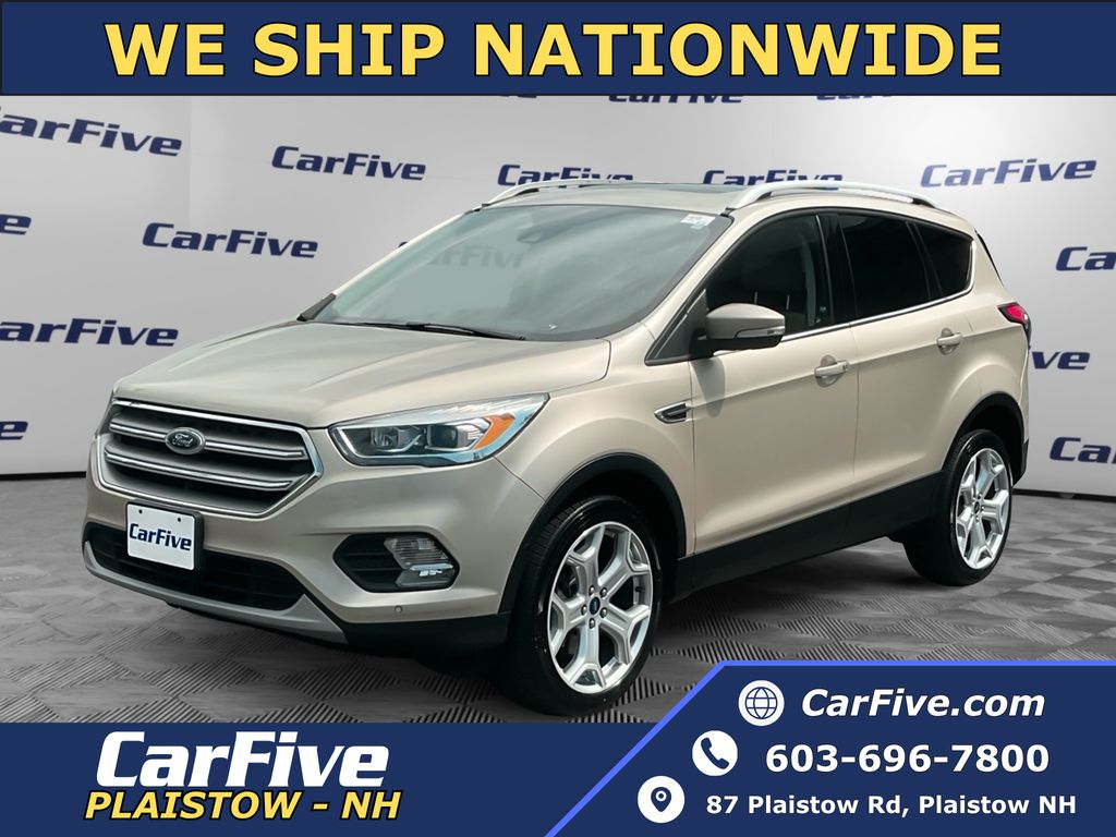 White Gold Metallic 2017 Ford Escape SUV / Crossover All-Wheel Drive 6-Speed Automatic