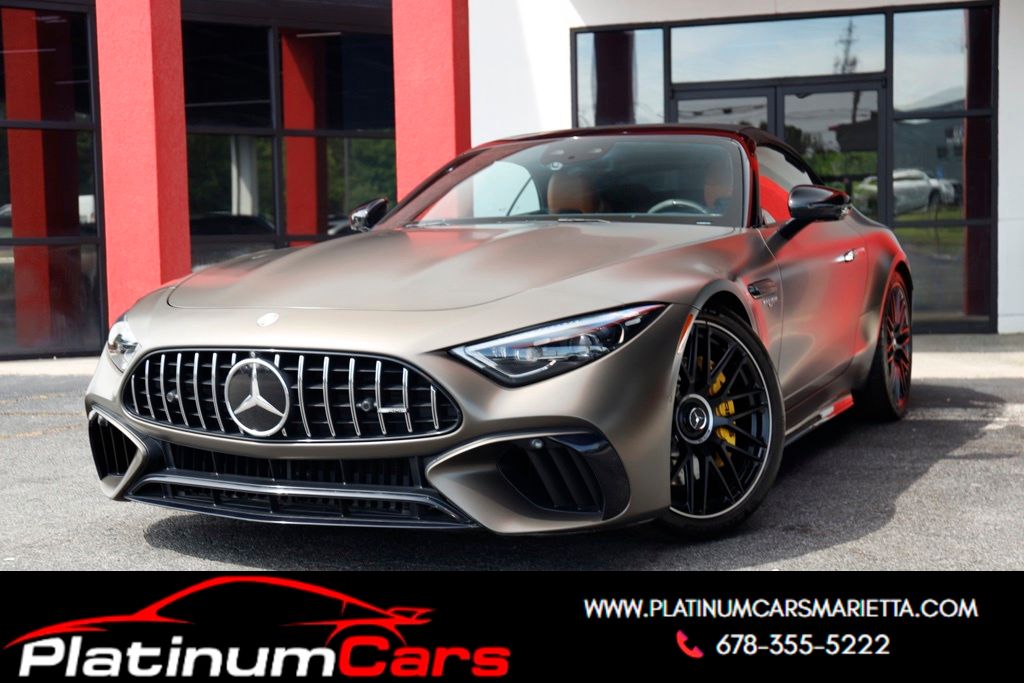Gray 2023 Mercedes-Benz SL-Class Convertible All-Wheel Drive 9-Speed Automatic