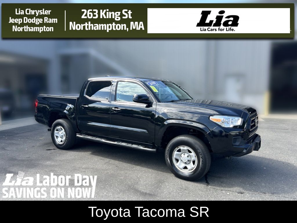 Midnight Black Metallic 2020 Toyota Tacoma Pickup Truck Four-Wheel Drive 6-Speed Automatic