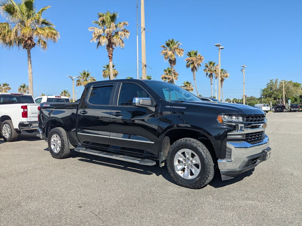 Black 2021 Chevrolet Silverado 1500 LT Crew Cab 4WD Pickup Truck Four-Wheel Drive 8-Speed Automatic