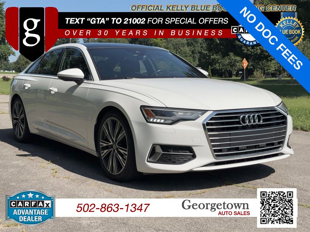 Ibis White 2019 Audi A6 Sedan All-Wheel Drive 7-Speed Automatic