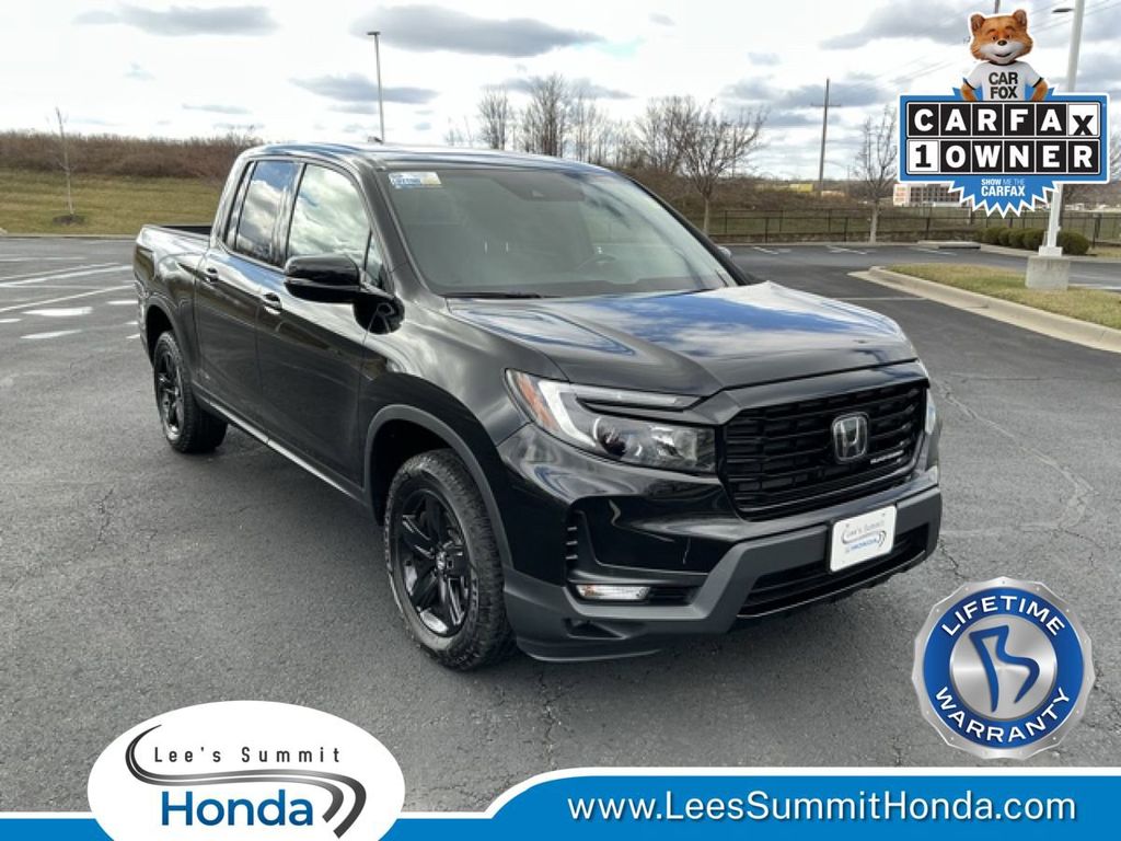 Crystal Black Pearl 2023 Honda Ridgeline Black Edition AWD Pickup Truck All-Wheel Drive 9-Speed Automatic