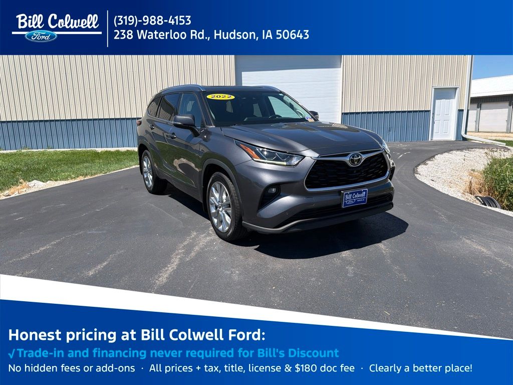 Magnetic Gray Metallic 2022 Toyota Highlander SUV / Crossover All-Wheel Drive 8-Speed Automatic