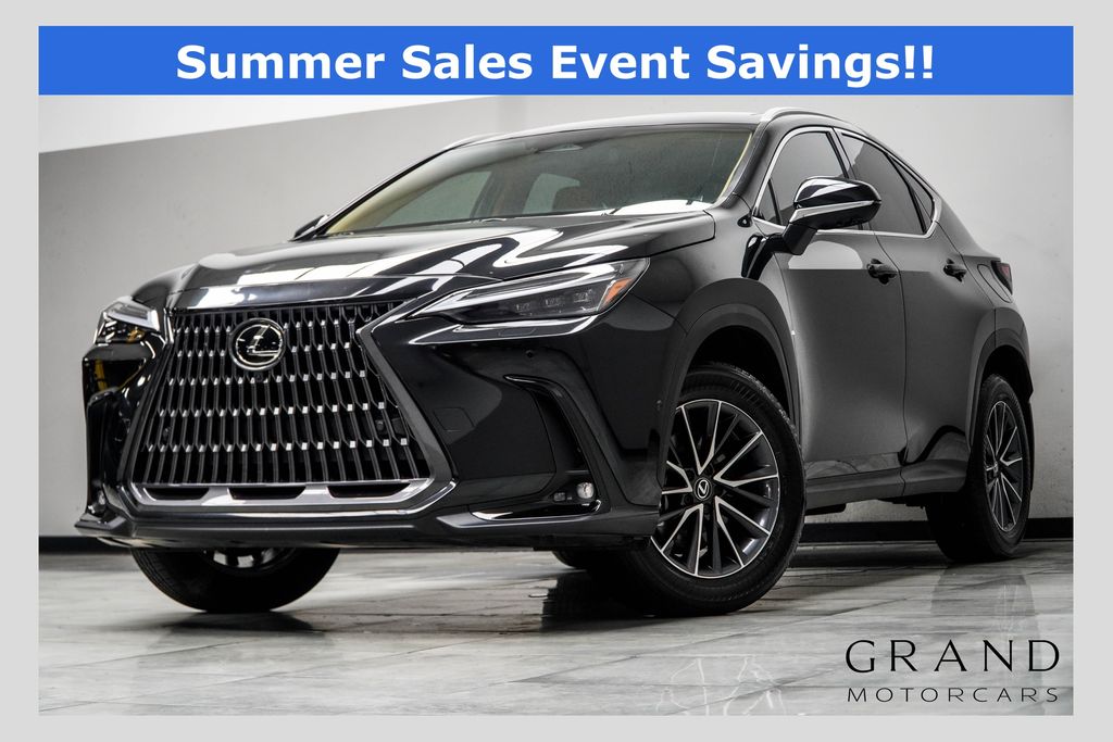 Black (Caviar) 2025 Lexus NX Hybrid 350h Luxury AWD SUV / Crossover All-Wheel Drive Continuously Variable Transmission