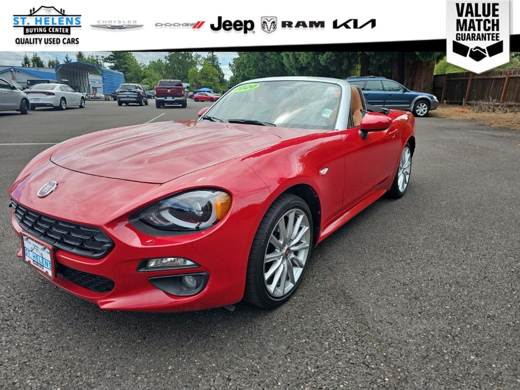 Hypnotique Red 2020 FIAT 124 Spider Convertible Rear-Wheel Drive 6-Speed Automatic