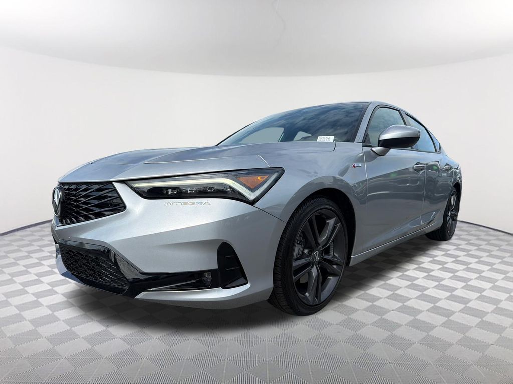 Silver 2025 Acura Integra FWD with A-SPEC Package Sedan Front-Wheel Drive Continuously Variable Transmission