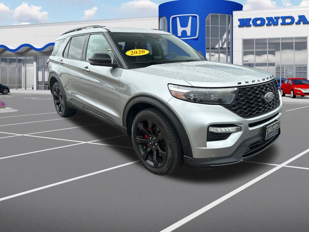 Silver Metallic 2020 Ford Explorer ST AWD SUV / Crossover All-Wheel Drive Automatic