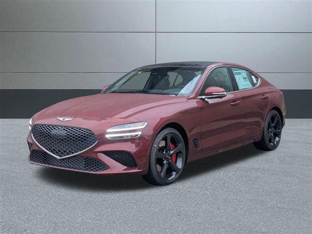 Cavendish Red 2026 Genesis G70 3.3T Sport Prestige RWD Sedan Rear-Wheel Drive 8-Speed Automatic