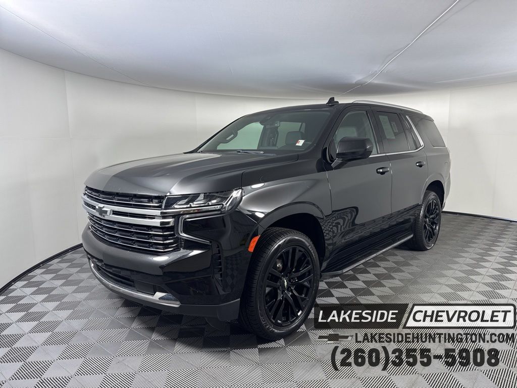 Black 2021 Chevrolet Tahoe LT 4WD SUV / Crossover Four-Wheel Drive Automatic