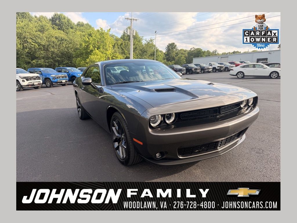 Gray (Granite Crystal Metallic Clearcoat) 2023 Dodge Challenger Coupe Rear-Wheel Drive 8-Speed Automatic