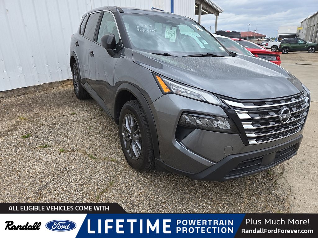 Gray (Gun Metallic) 2024 Nissan Rogue S AWD SUV / Crossover All-Wheel Drive Continuously Variable Transmission