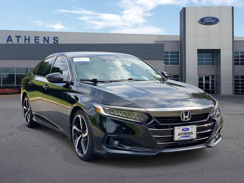 Crystal Black Pearl 2022 Honda Accord Sport Special Edition FWD Sedan Front-Wheel Drive Continuously Variable Transmission