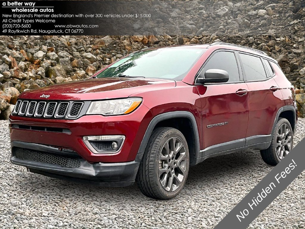 Velvet Red Pearlcoat 2021 Jeep Compass SUV / Crossover Four-Wheel Drive 9-Speed Automatic