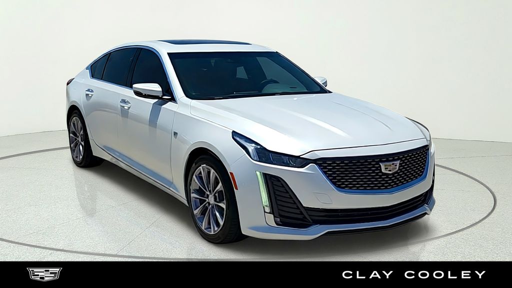 Crystal White Tricoat 2020 Cadillac CT5 Sedan Rear-Wheel Drive Automatic
