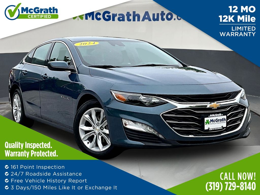 2024 Chevrolet Malibu Azul (Lakeshore Blue Metallic) Sedán Tracción delantera Transmisión variable continua