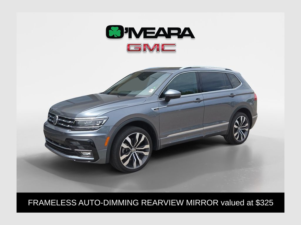 Platinum Gray Metallic 2021 Volkswagen Tiguan SEL Premium R-Line 4Motion SUV / Crossover All-Wheel Drive 8-Speed Automatic