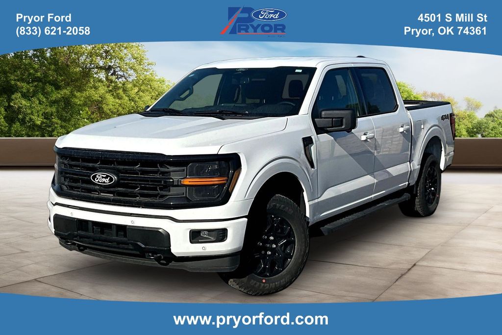 Oxford White 2025 Ford F-150 Pickup Truck Four-Wheel Drive Automatic
