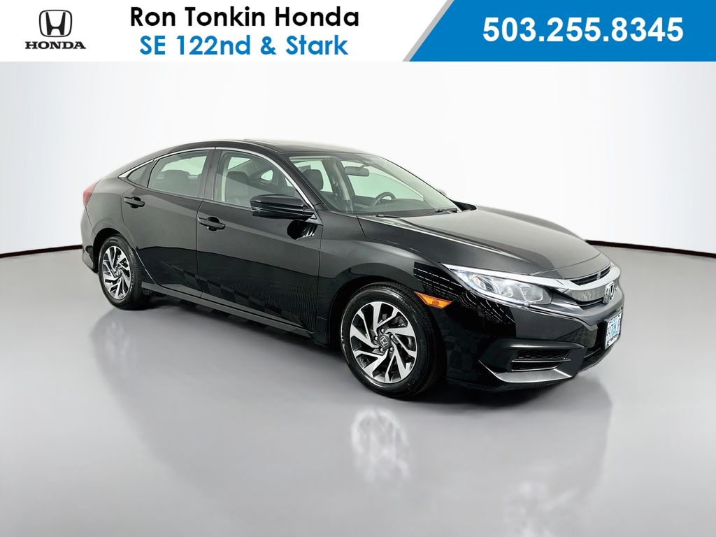 2017 Honda Civic Sedan Front-Wheel Drive Continuously Variable Transmission